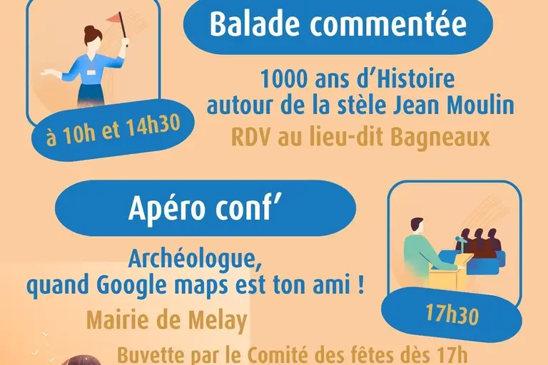 Apéro-conf' : Archéologue, quand Google Maps est ton ami ! à Melay